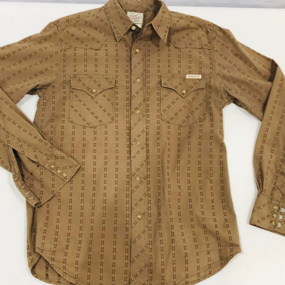 Lucky Brand LS Western Style Button Down Medium